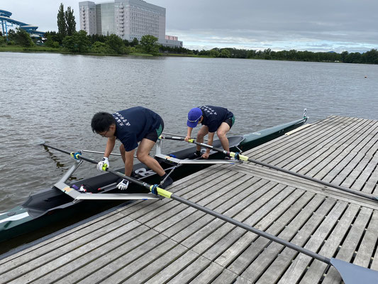 国体予選 7月 医学部ボート部