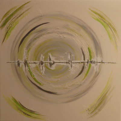 Pulsieren 60x60x4 cm