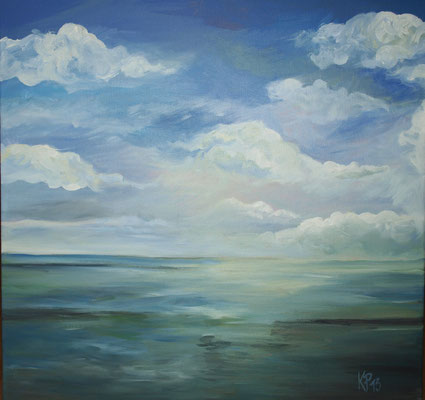 Stilles Meer, 60 x 60 cm (verkauft)