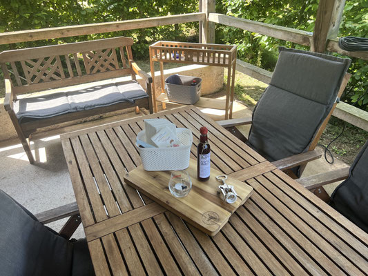 Grillplatz mit Holzkohlegrill