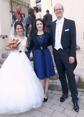 Hochzeitssängerin Nürnberg mit Brautpaar Kristin und René