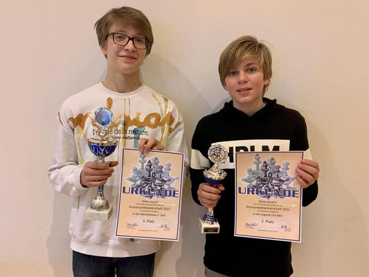 Oliver (M2) und David (U14)