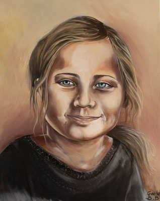 Peinture à l'huile sur toile d'après photo. 16 x 20 po - 40,64 x 50,8 cm - 2020