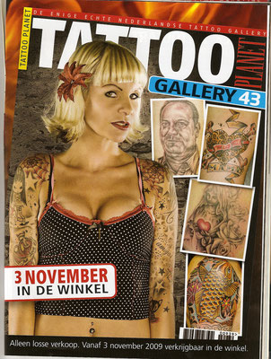 Cover Tattoo Magazin Holland  | Sandy P. Peng 