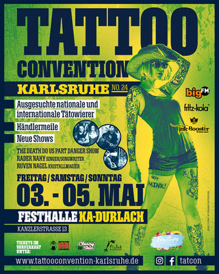 Eventplakat Tattoo Convention | Sandy P. Peng 