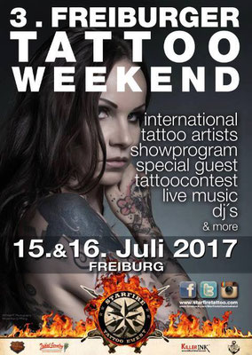 Plakat Tattoo Convention Freiburg  | Sandy P.Peng 