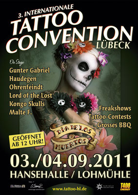Eventplakat Tattoo Convention | Sandy P. Peng 