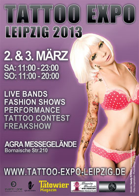 Eventplakat Tattoo Convention | Sandy P.Peng 