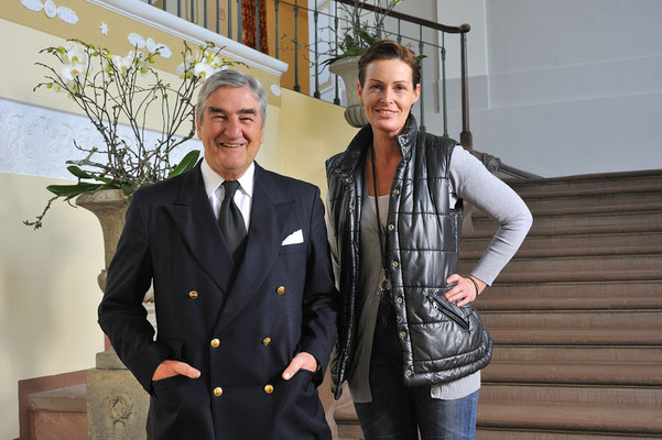 Schloss Hotel Löwenstein - Kleinheubach . Erbprinzessin Stephanie zu Löwenstein . Alois K. Fürst zu Löwenstein