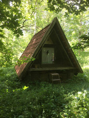 Retreathütte direkt am Bach bei United Nature in Weitnau