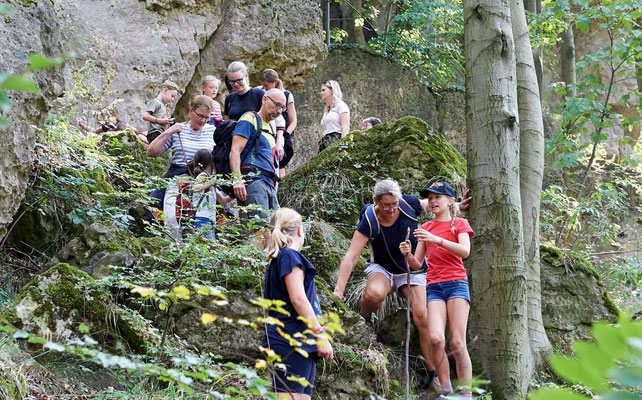 Die Wanderung führte die Teilnehmer durch ursprüngliche Teile des Ith (foto: Jürgen Bommer)