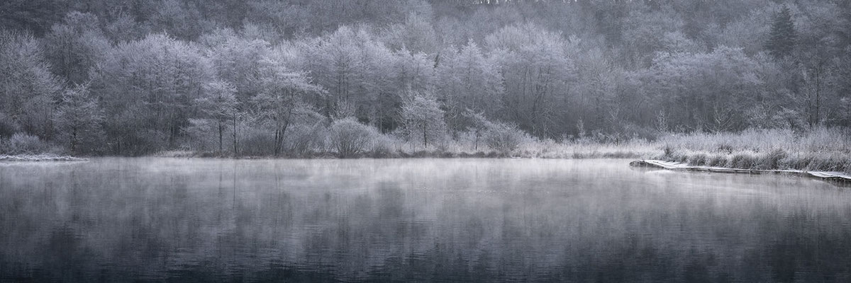Ain - Bugey - "Lac de Virieu-le-Grand sous le givre" - Ratio 1/3 