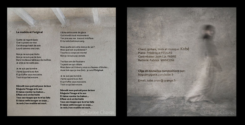 Jacquette CD (livret) pour le chanteur Kobé