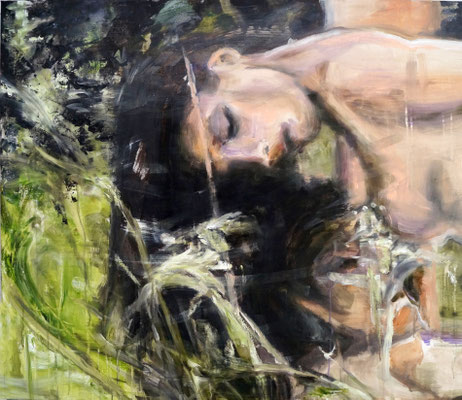 Violet, 78 x 89 cm, oil on canvas, 2017