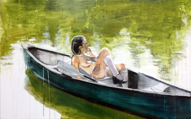 Sunday, 100 x 160 cm, oil on canvas, 2017