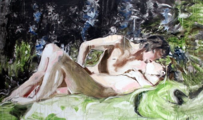 He 130x220 cm Oil/Graphite/Canvas 2013