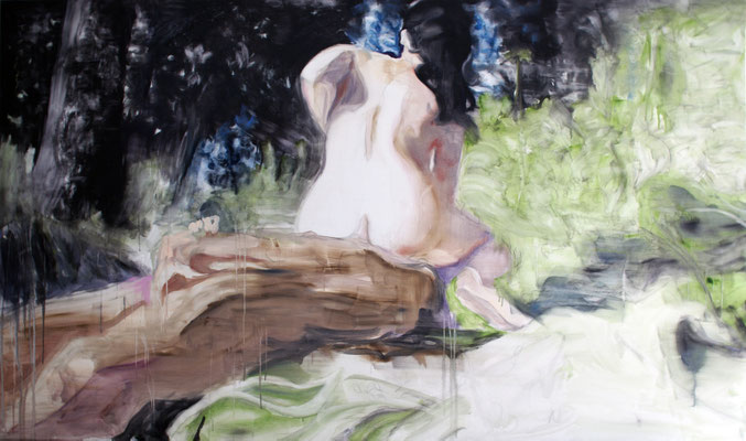 Sun 130x220 cm Oil/Graphite/Canvas 2013