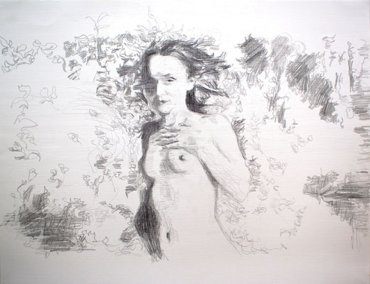 Touching 50x65 cm Graphite/Paper 2013