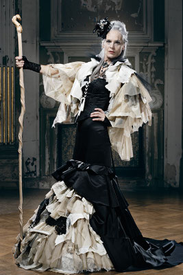gothic wedding dress