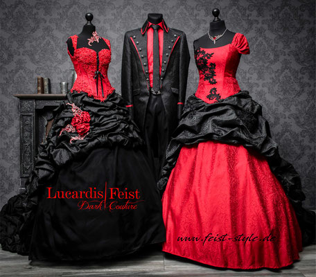 gothic brautkleider-schwarze hochzeitskleider