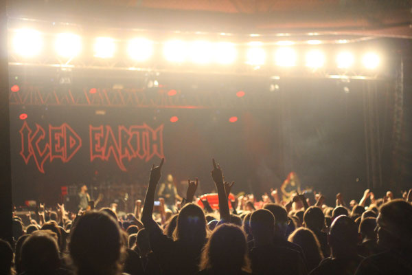 Iced Earth, live in Oberhausen, 2 December 2016. 