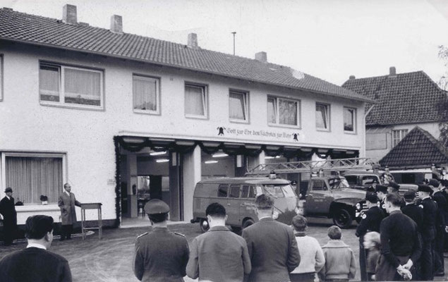 Einweihung des Feuerwehrhauses 1963