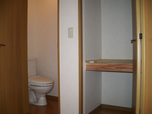 各部屋トイレ・クローゼット備付