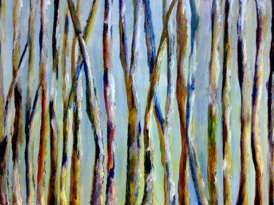 Wald, Acryl auf Leinwand, 60 x 80 cm 🔴
