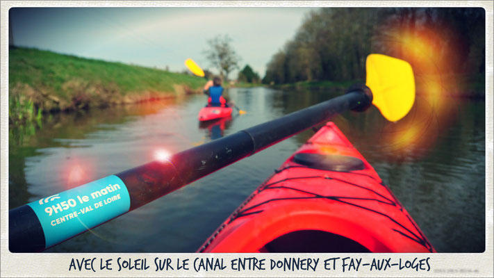 Samedi 11 mars 2017, il a fait très beau ... alors on a mis les kayaks à l'eau pour la première sortie de l'année... Ptite balade tranquille en direction de Fay-aux-Loges ... Ah oui !!! Petit détail ... un peu de pub pour "9h50 le matin" sur France 3 