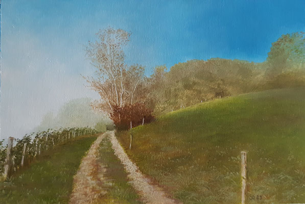 Oberneunforn,TG / Öl auf Leinwand / 20 x 30 cm / ----CHF 900----