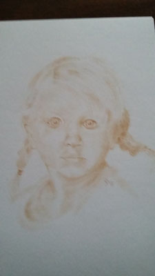 Essay / Trocken Pinsel auf Aquarellpapier