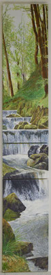 Rotzloch / Acryl / 230x40 cm / ----CHF 3'500---