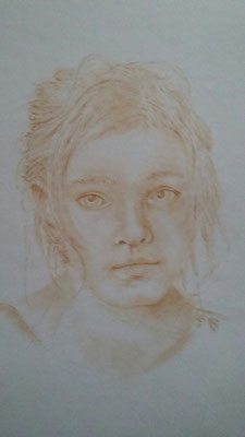 Essay / Trocken Pinsel auf Aquarellpapier