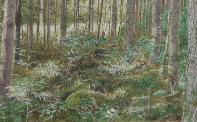 Kernwald / Öl auf Leinwand / 20 x 30 cm / ----CHF 900----