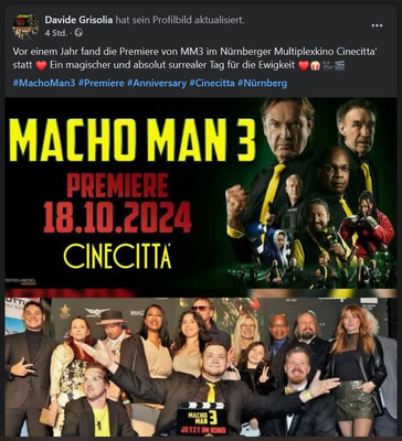 ★ Quelle/Screenshot: Facebook (Davide Grisolia) ★ Post vom 18.10.2025 ★