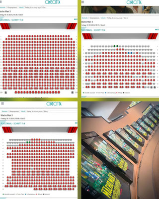 Quelle/Screenshot der Säle: www.cinecitta.de // 2024