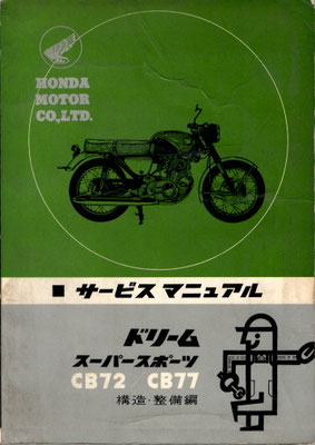CB72.77 サービスマニュアル  原本（2）