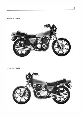 Z750FX-Ⅱ/LTD サービスマニュアル - バイクの資料室 Z750FX-Ⅱ/LTD サービスマニュアル - バイクの資料室