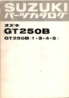GT250B 1/-3/-4/-5  パーツリスト 