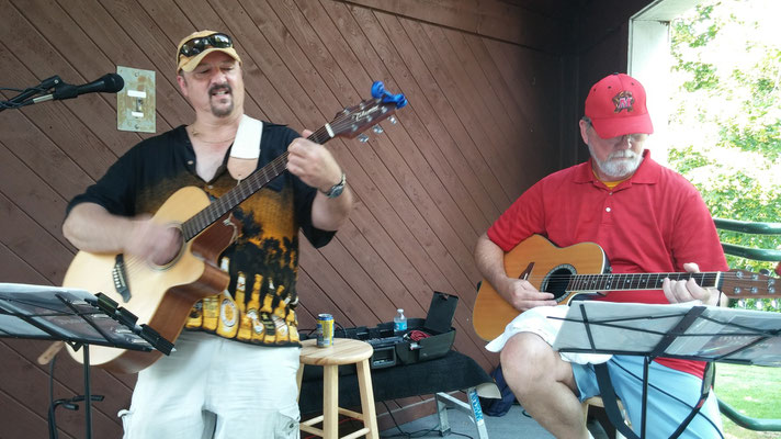 Playing at the 2015 Truven Picnic