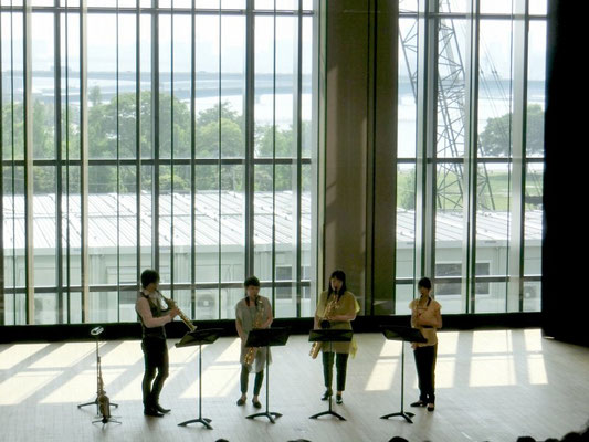 Reflet Saxophone Quartet<br>豊洲シビックセンターホールにて