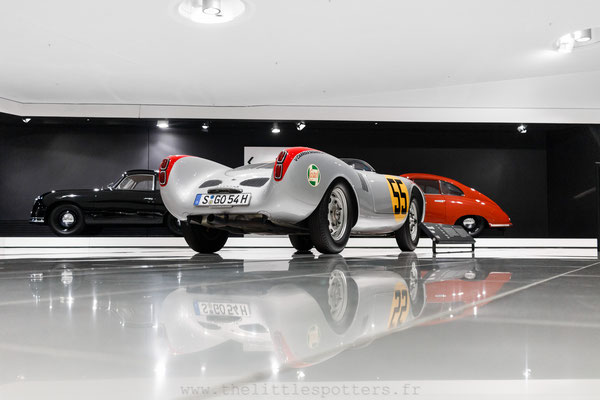 Porsche 550 Spyder, Musée Porsche - Exposition Colours of Speed, 50 Jahre Porsche 917