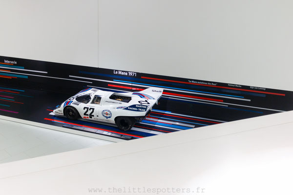 Porsche 917 053, 1ere Le Mans 1971, Musée Porsche - Exposition Colours of Speed, 50 Jahre Porsche 917