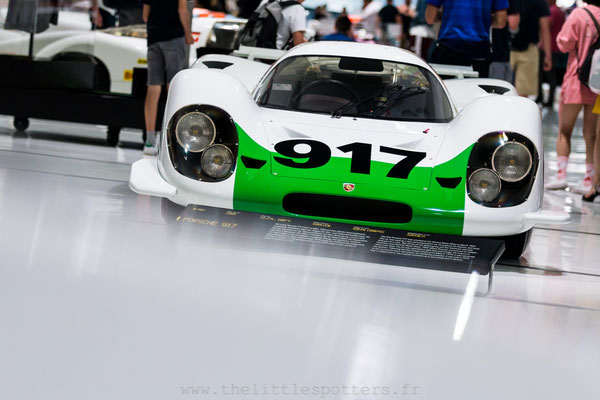 Porsche 917 001, Musée Porsche - Exposition Colours of Speed, 50 Jahre Porsche 917