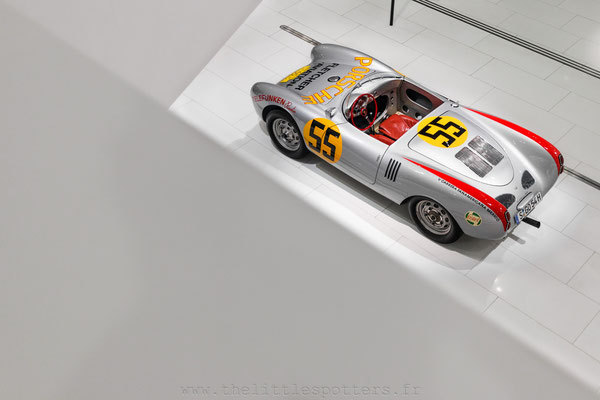 Porsche 550 Spyder, Musée Porsche - Exposition Colours of Speed, 50 Jahre Porsche 917