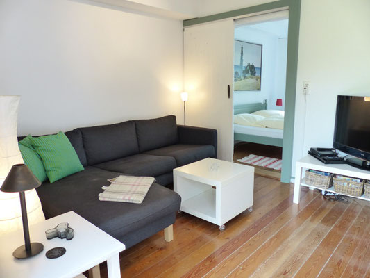 Ferienwohnung an der Schlei Erdgeschoss Lounge
