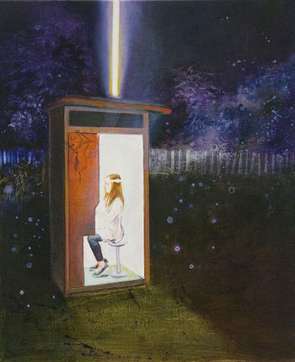 Maria's Empfängnis, 2015, Öl auf Leinwand, 60 x 50 cm, Sold