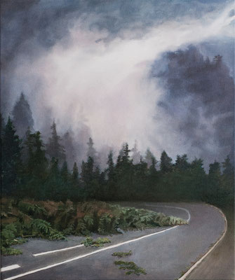Sturm, 60 x 50 cm, Oil on canvas, 2019