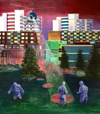 Suche, 170 x 150 cm, Oil on canvas, 2011, sold