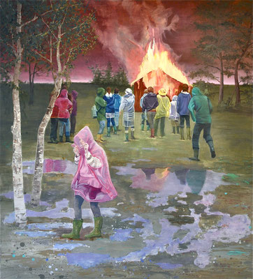 Lighthouse, 2012, Öl auf Leinwand, 170 x 155 cm, Sold